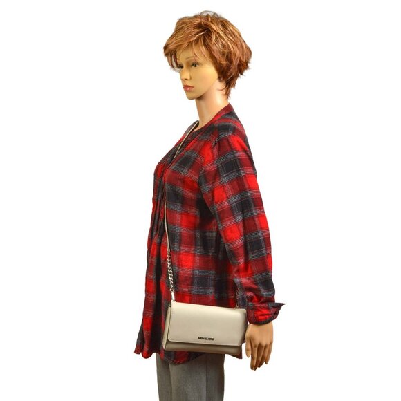 Michael Kors Jet Set Saffiano Leather 3-in-1 Crossbody Beige NWOT - Picture 14 of 14